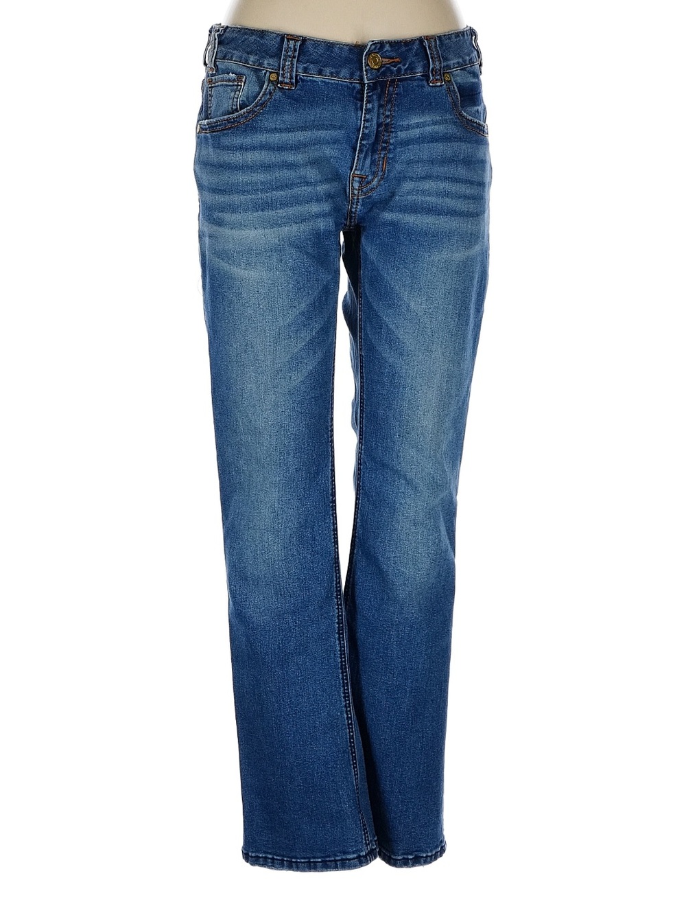 Rock & Roll Cowgirl Classic Medium Blue Bootcut Jeans